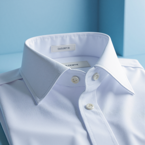 四十岁左右中年男性头像，穿白色衬衫，蓝色背景，正面微笑，专业商务形象，明亮自然光